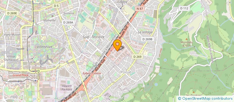 localisation de l'entreprise MONSIEUR JEAN MAZZILLI  SAINT-MARTIN-D'HERES