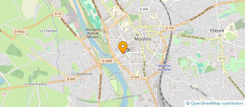 localisation de l'entreprise MONSIEUR JEAN MEA à MOULINS