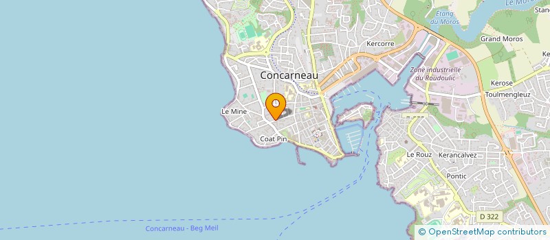 localisation de l'entreprise MONSIEUR JEAN MECHAIN à CONCARNEAU