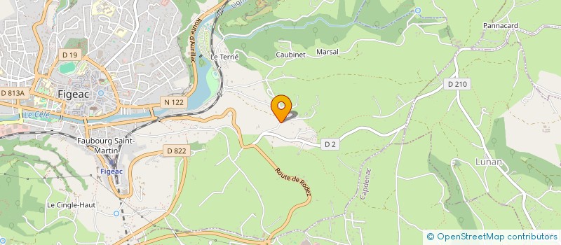 localisation de l'entreprise MONSIEUR JEAN MECKES  FIGEAC