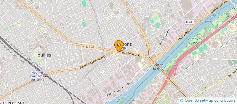 localisation de l'entreprise MONSIEUR JEAN MEDARD POTIN AZIAHOUN GNAHOUI à BEZONS