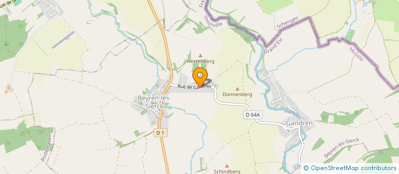 localisation de l'entreprise MONSIEUR JEAN MEDINGER  BEYREN-LES-SIERCK