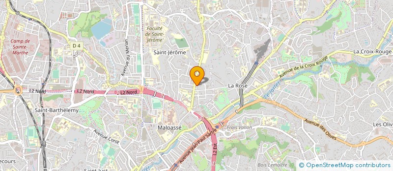 localisation de l'entreprise MONSIEUR JEAN MEGLIARINI à MARSEILLE