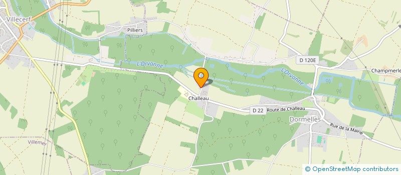 localisation de l'entreprise MONSIEUR JEAN MEGNIEN  DORMELLES