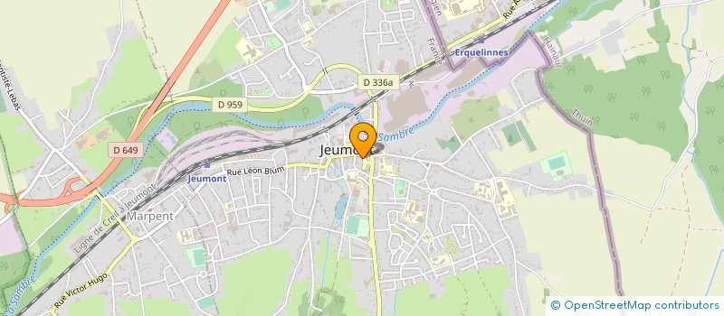 localisation de l'entreprise MONSIEUR JEAN MEHAY à JEUMONT