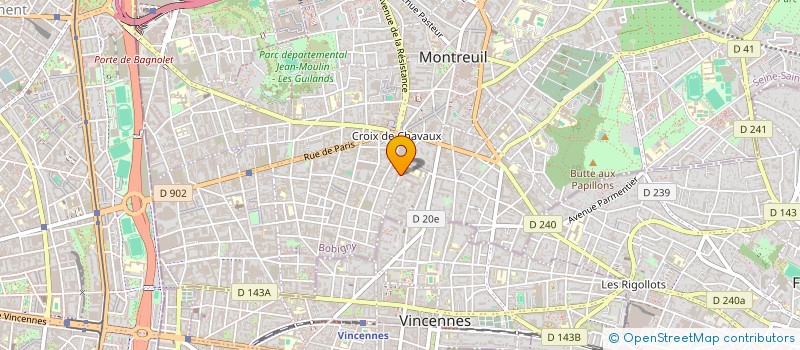 localisation de l'entreprise MONSIEUR JEAN MEIMOUN  MONTREUIL