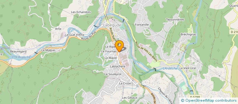 localisation de l'entreprise MONSIEUR JEAN MEIXNER à LABEGUDE