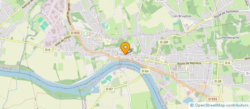 localisation de l'entreprise MONSIEUR JEAN-MELCHIOR SAINT-MARTIN  TREVOUX