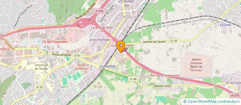 localisation de l'entreprise MONSIEUR JEAN MELGRATI  TOULON