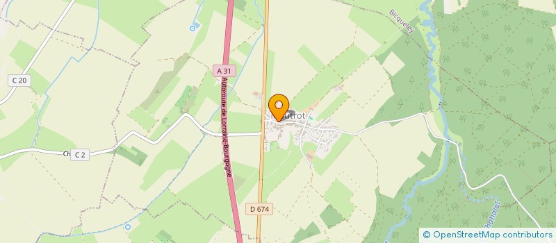 localisation de l'entreprise MONSIEUR JEAN MELINETTE  MOUTROT