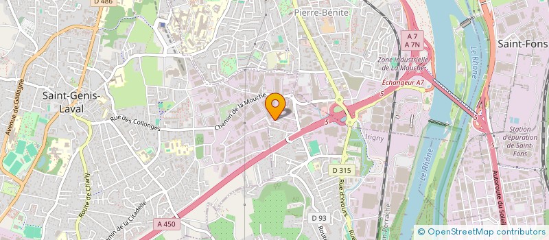 localisation de l'entreprise MONSIEUR JEAN MELLARD  IRIGNY