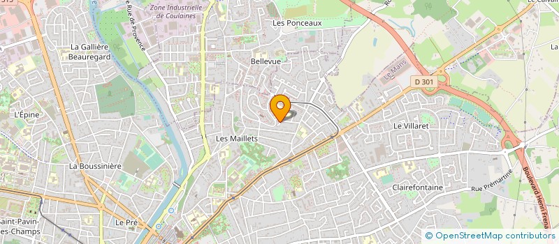 localisation de l'entreprise MONSIEUR JEAN MENAGER  LE MANS