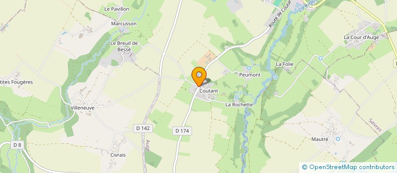 localisation de l'entreprise MONSIEUR JEAN MENANT à AZAY-LE-BRULE