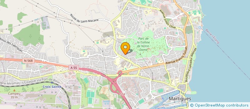 localisation de l'entreprise MONSIEUR JEAN MENARD  MARTIGUES