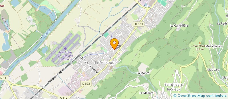 localisation de l'entreprise MONSIEUR JEAN MENART  LE VERSOUD