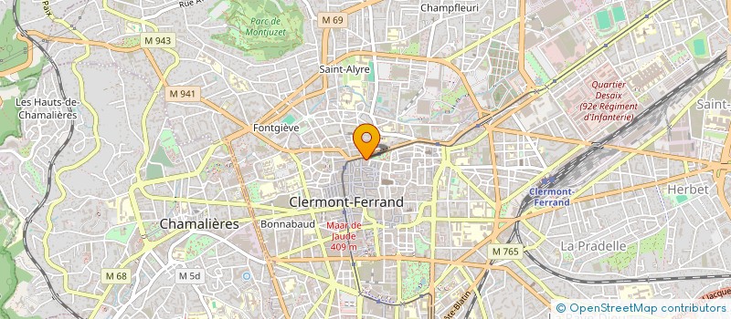 localisation de l'entreprise MONSIEUR JEAN MENDEZ  CLERMONT-FERRAND