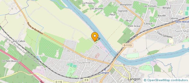 localisation de l'entreprise MONSIEUR JEAN MENDIBIDE  BIEUJAC