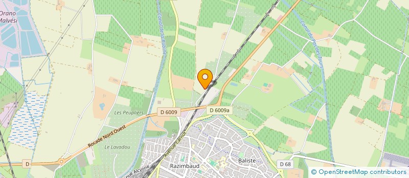 localisation de l'entreprise MONSIEUR JEAN MENDOZA  NARBONNE