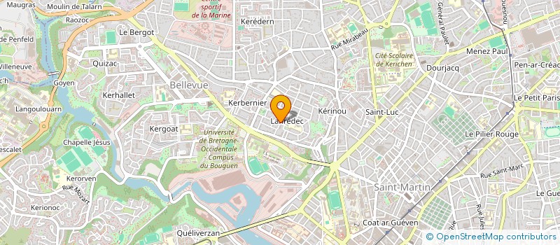 localisation de l'entreprise MONSIEUR JEAN MENDY à BREST