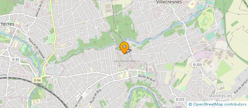 localisation de l'entreprise MONSIEUR JEAN MENES MORANGE  BRUNOY