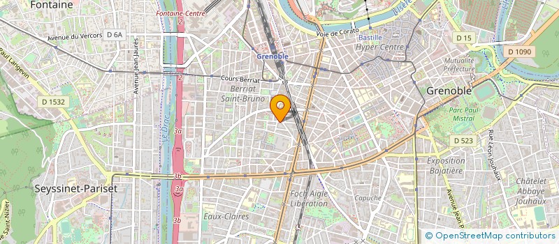 localisation de l'entreprise MONSIEUR JEAN MENETRIER à GRENOBLE