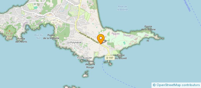 localisation de l'entreprise MONSIEUR JEAN MENNELLA à HYERES