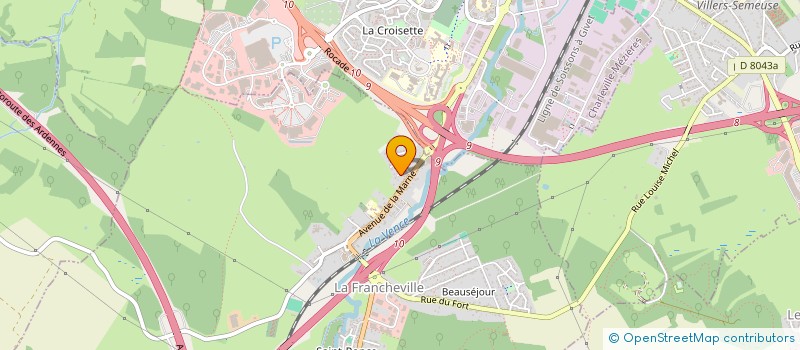 localisation de l'entreprise MONSIEUR JEAN MENNESSIER  LA FRANCHEVILLE