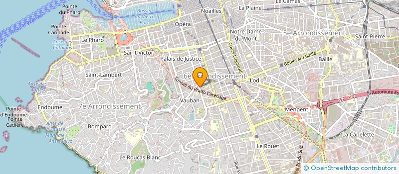 localisation de l'entreprise MONSIEUR JEAN MENU  MARSEILLE