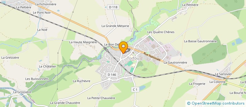 localisation de l'entreprise MONSIEUR JEAN MENUT à SEVREMOINE