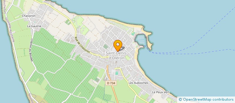 localisation de l'entreprise MONSIEUR JEAN MERCADIER  SAINT-DENIS-D'OLERON