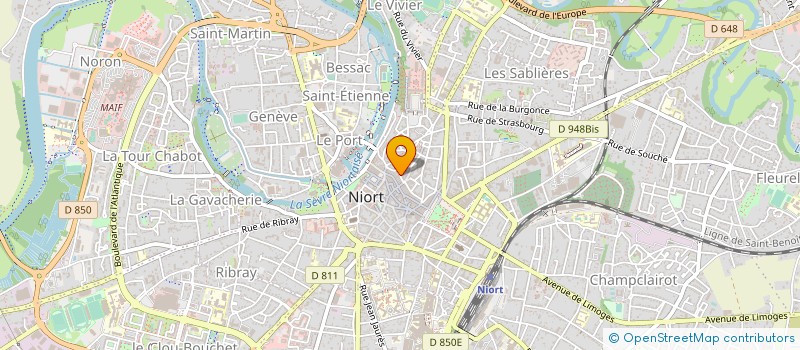 localisation de l'entreprise MONSIEUR JEAN MERCIER à NIORT