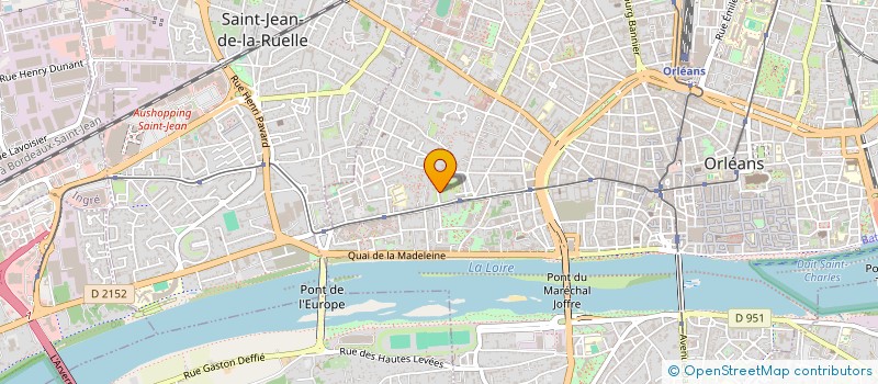 localisation de l'entreprise MONSIEUR JEAN MERCIER à ORLEANS
