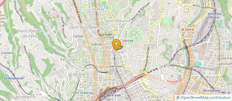 localisation de l'entreprise MONSIEUR JEAN MERCIER à NICE