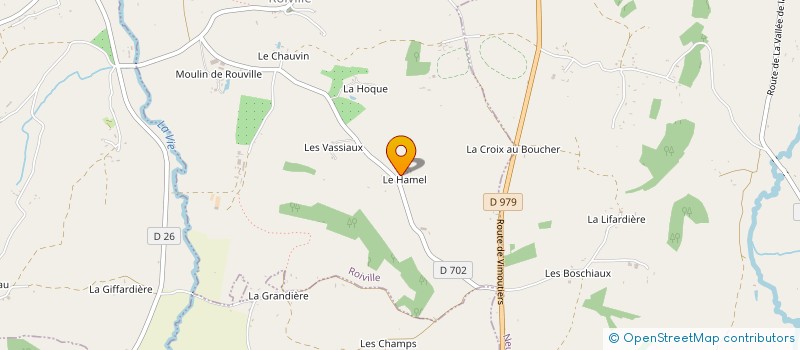 localisation de l'entreprise MONSIEUR JEAN MERCIER à ROIVILLE