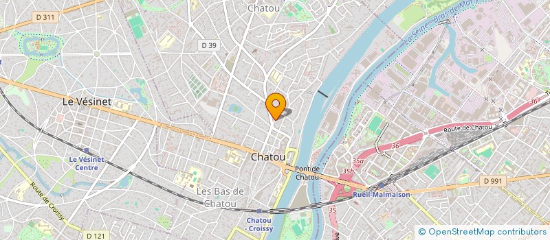 localisation de l'entreprise MONSIEUR JEAN MERCIER  CHATOU