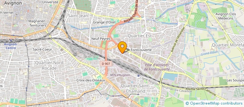 localisation de l'entreprise MONSIEUR JEAN MEREU  AVIGNON