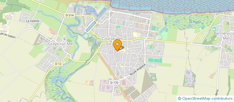 localisation de l'entreprise MONSIEUR JEAN MEREY  COURSEULLES-SUR-MER