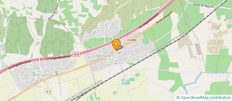 localisation de l'entreprise MONSIEUR JEAN MERGEN  BEZOUCE