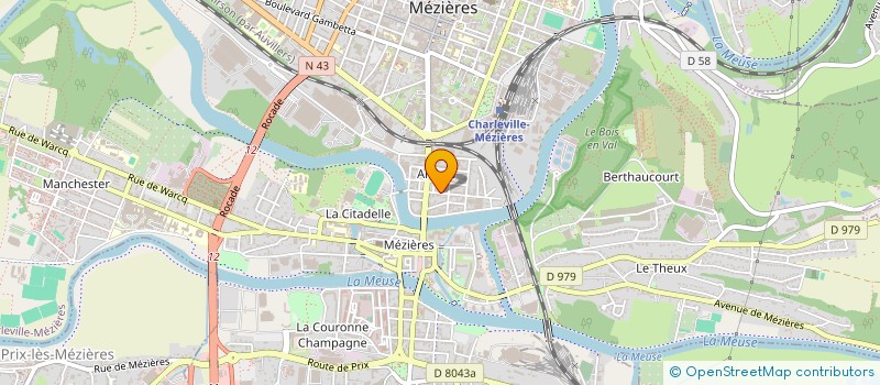 localisation de l'entreprise MONSIEUR JEAN MERIEUX à CHARLEVILLE-MEZIERES