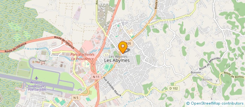 localisation de l'entreprise MONSIEUR JEAN -MERITE AUGUSTE à LES ABYMES