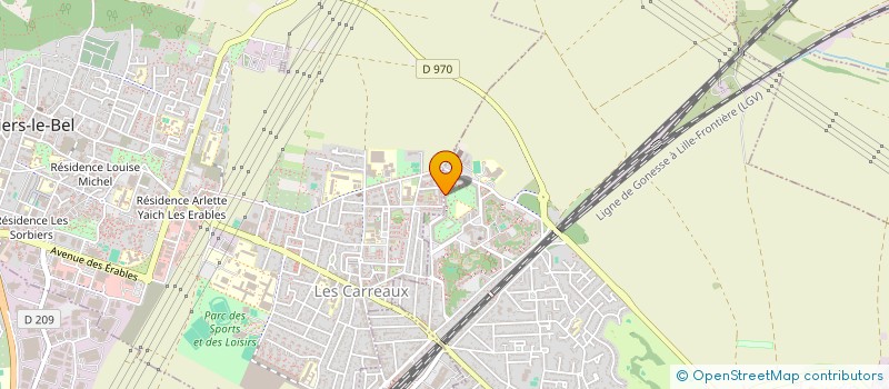 localisation de l'entreprise MONSIEUR JEAN MERIVAL à GONESSE