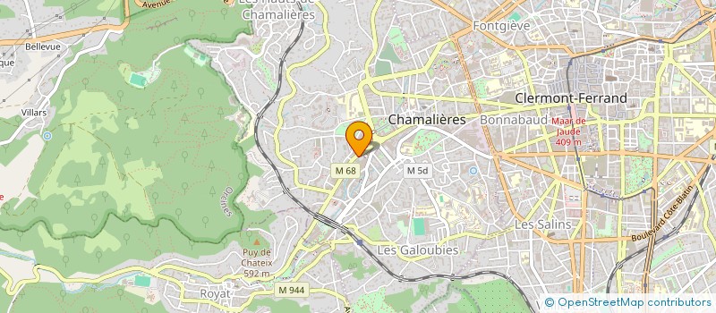 localisation de l'entreprise MONSIEUR JEAN MERLE à CHAMALIERES