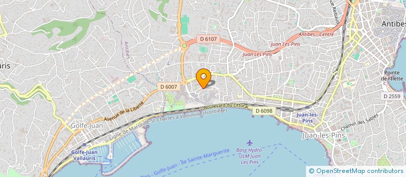 localisation de l'entreprise MONSIEUR JEAN MERLE à ANTIBES