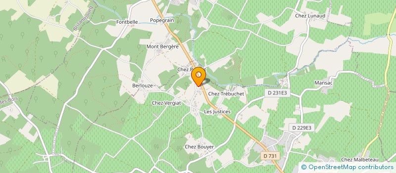 localisation de l'entreprise MONSIEUR JEAN MERLET  ECOYEUX