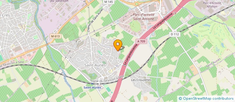localisation de l'entreprise MONSIEUR JEAN MERLOS à SAINT-AUNES