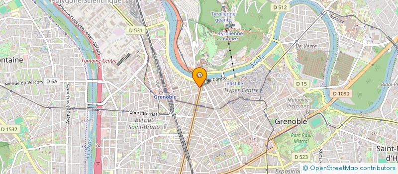 localisation de l'entreprise MONSIEUR JEAN MERMILLOD-BLONDIN à GRENOBLE