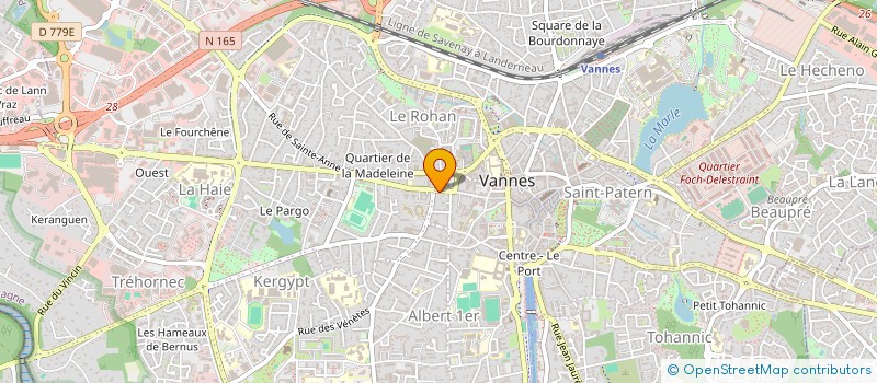 localisation de l'entreprise MONSIEUR JEAN MESLIF à VANNES