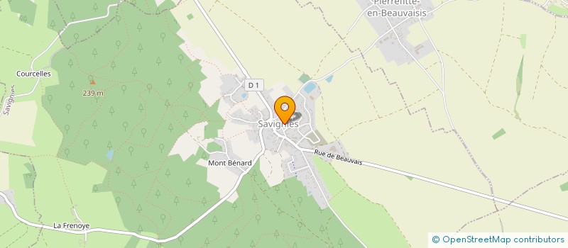 localisation de l'entreprise MONSIEUR JEAN MESNARD  LACHAPELLE-AUX-POTS