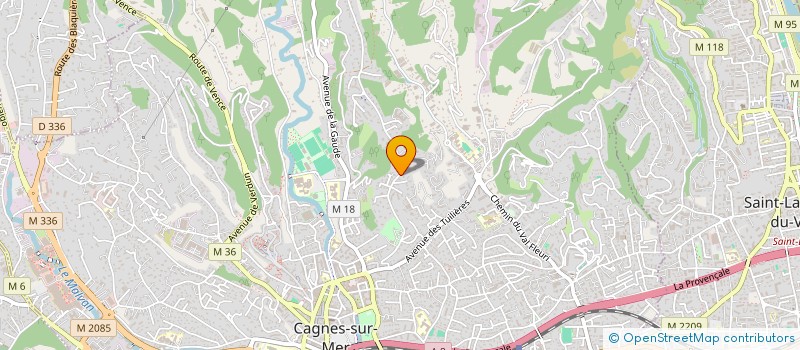 localisation de l'entreprise MONSIEUR JEAN MESSA à CAGNES-SUR-MER