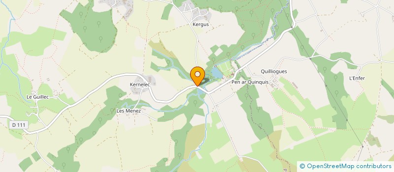 localisation de l'entreprise MONSIEUR JEAN MESSAGER  PLOUNEOUR-MENEZ